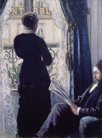 Interior, Woman at the Window by Gustave Caillebotte